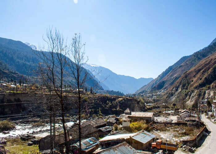 view of lachung town, one of the best honeymoon places in India in May