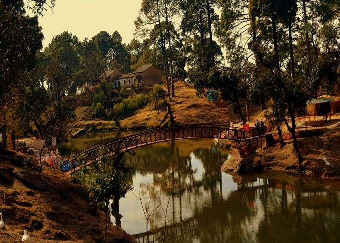 Lake in Lansdowne, one of the best places to visit in Uttarakhand in Summer