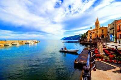 Lipari island in Italy