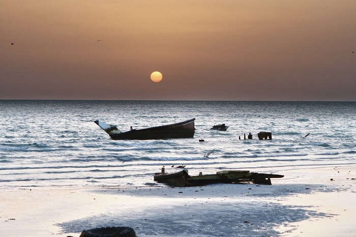 Sunsetat Masirah Beach 