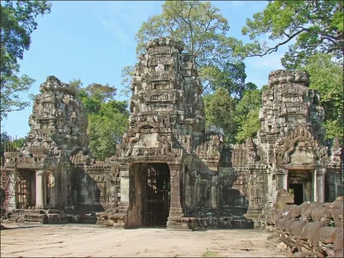 Preah Khan temple in Cambodia