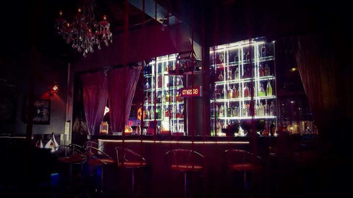 trendy ambience of the club