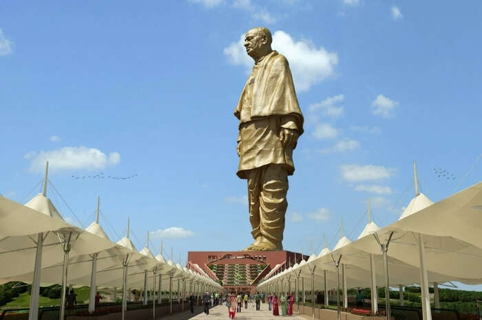 World's tallest statue in gujarat