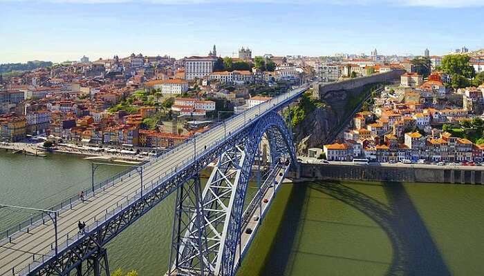 Porto Bridge is one of the best places to visit in Portugal