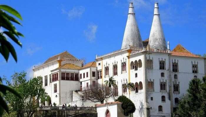 Sintra’s National Palace is one of the stunning places to visit in Portugal