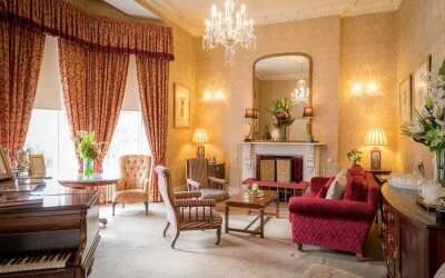 a gorgeous luxury hotel in Ireland
