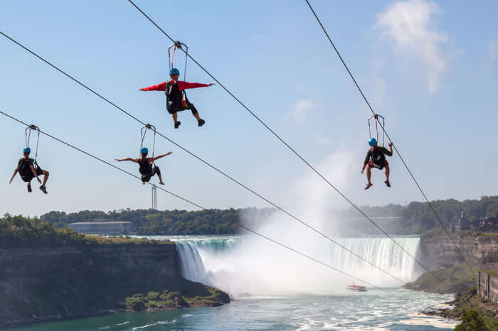 zip lining