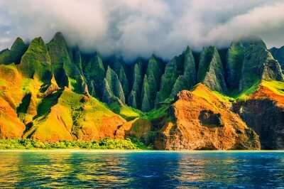 places to visit in hawaii cover image na pali Kauai