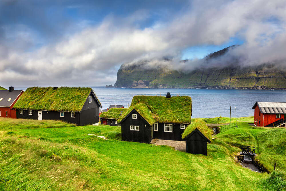 moss covered homes in Faroe