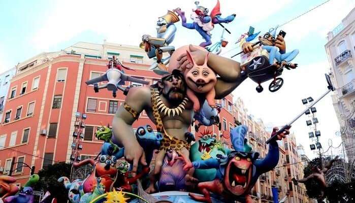 Fallas de valencia, best Spanish festival