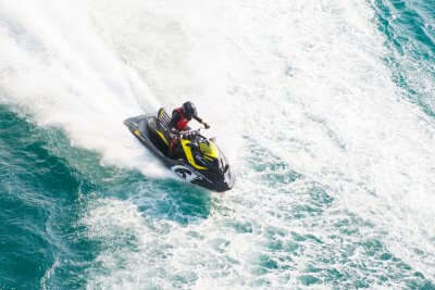 Jet skiing