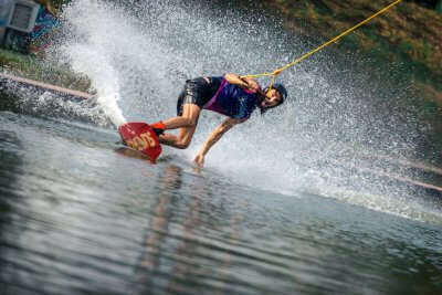 Wake boarding