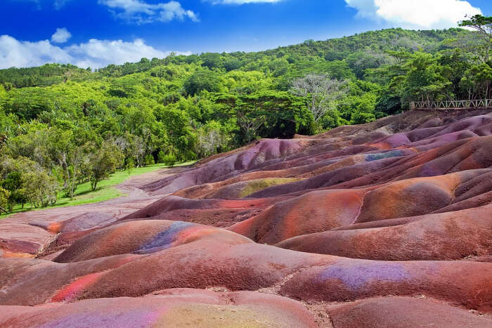 Chamarel Coloured Earth in Mauritius