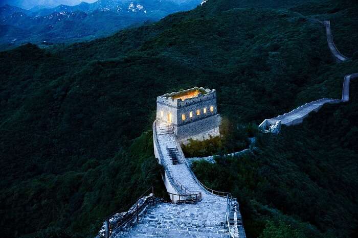 Airbnb stay at the Great Wall of China