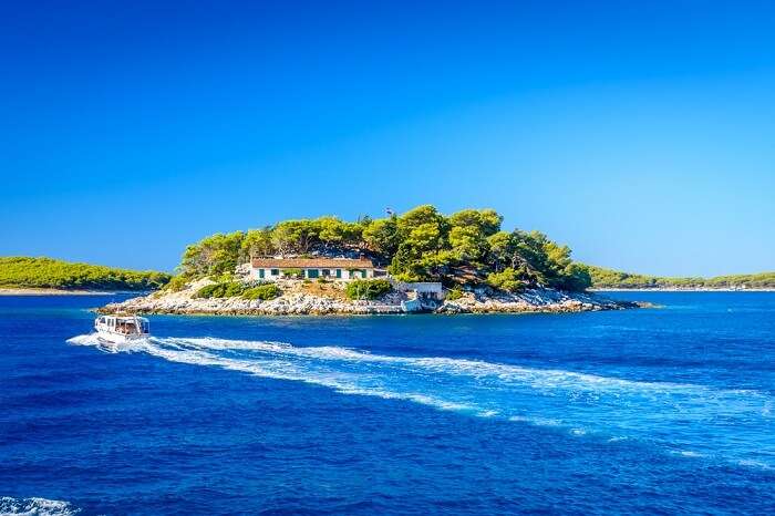 beautiful view of islands in croatia