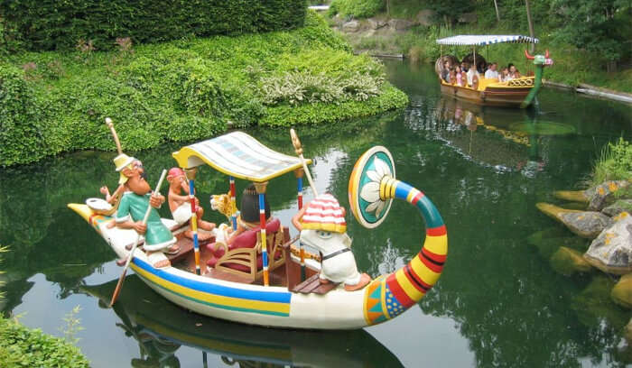 boating in the park