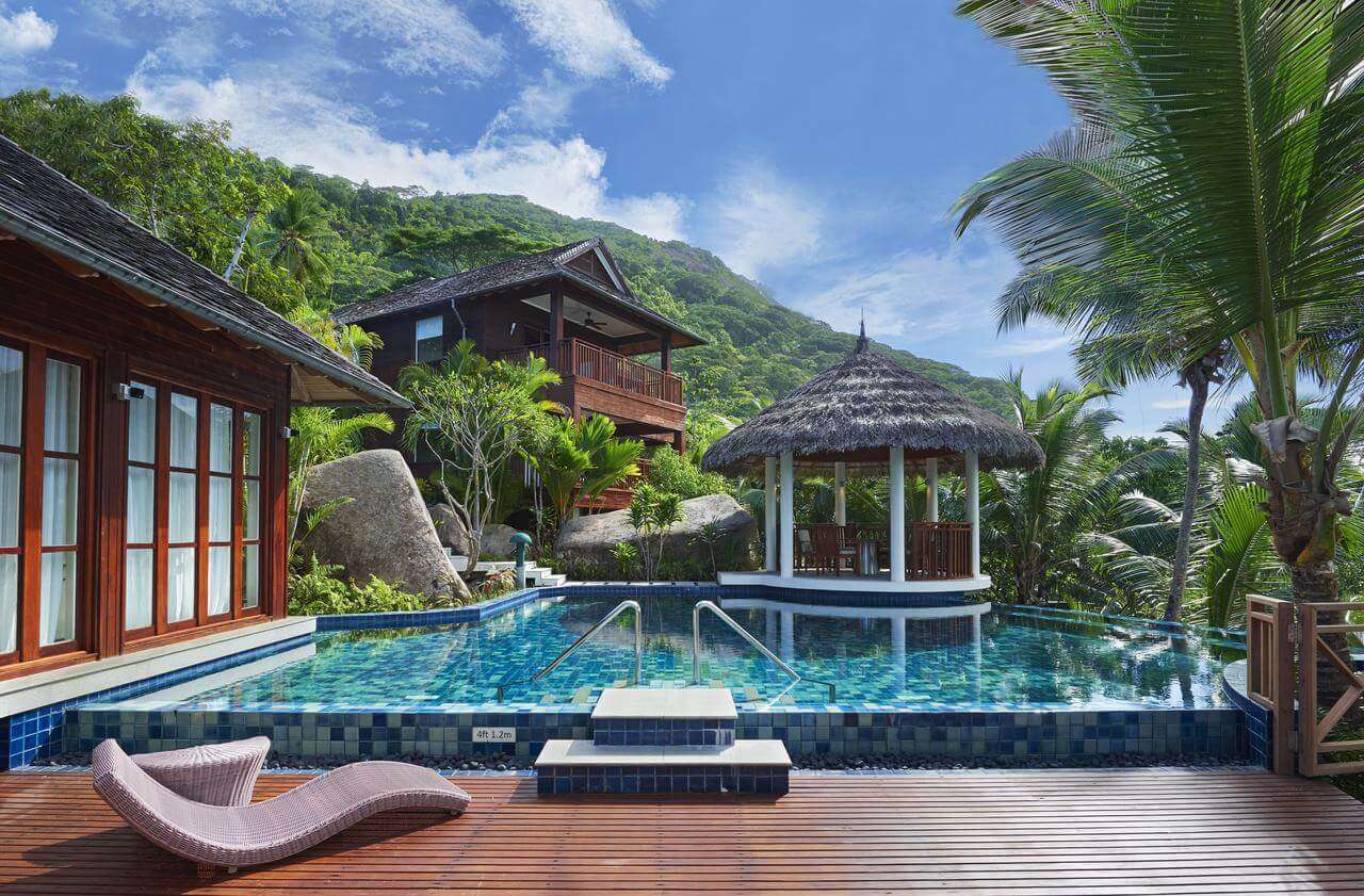 a hotel in Seychelles