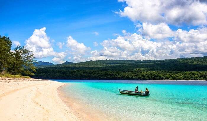 boat,blue water,nature,timor