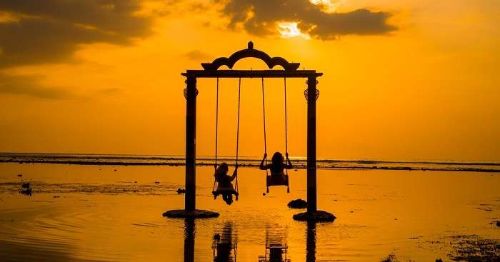 Swing on Gili island