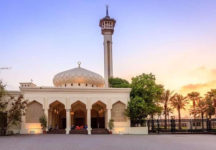 grand mosque bur dubai in day