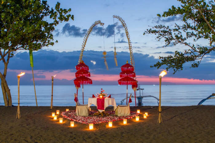 candlelight dinner