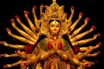 Goddess Durga's idol