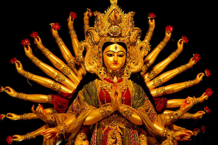 Goddess Durga's idol