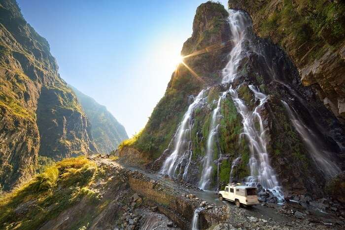Waterfalls In Nepal Cover
