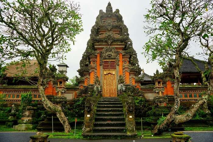 entrance to the temple