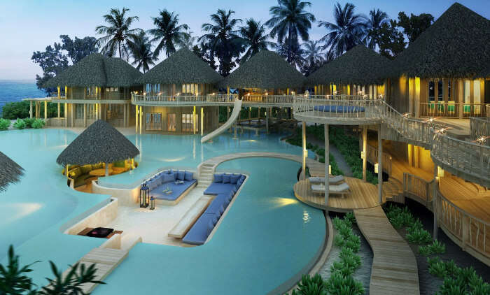 Luxury hotel in the Maldives