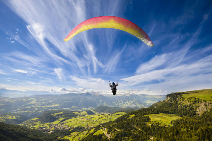 popular location for Paragliding