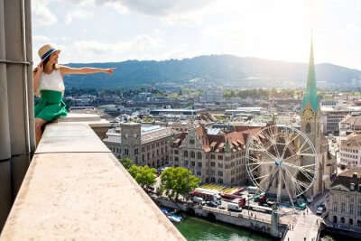 Amazing view of Zurich