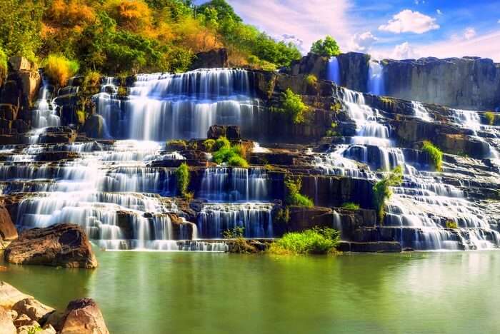 Nature beauty Waterfall