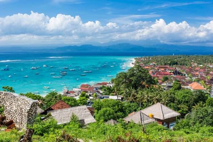 A view of nusa lembongan