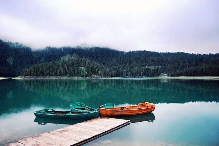 Beautiful lakes of nature