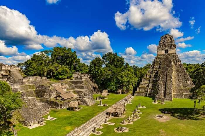 mayan temples tikal place transport