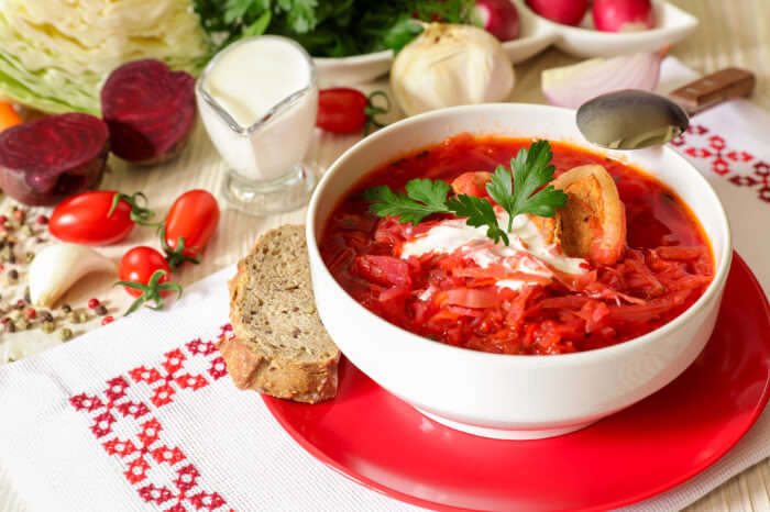 Ukrainian borsch