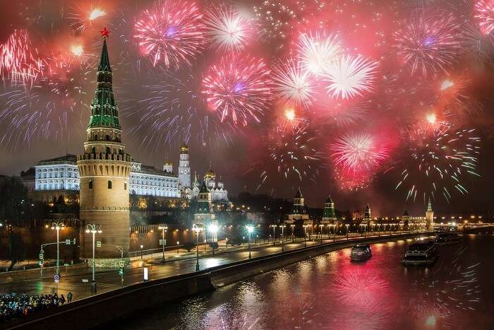 Amazing New year of Russia