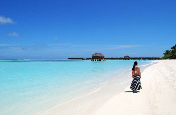 Fulhadhoo Island Beach in Maldives