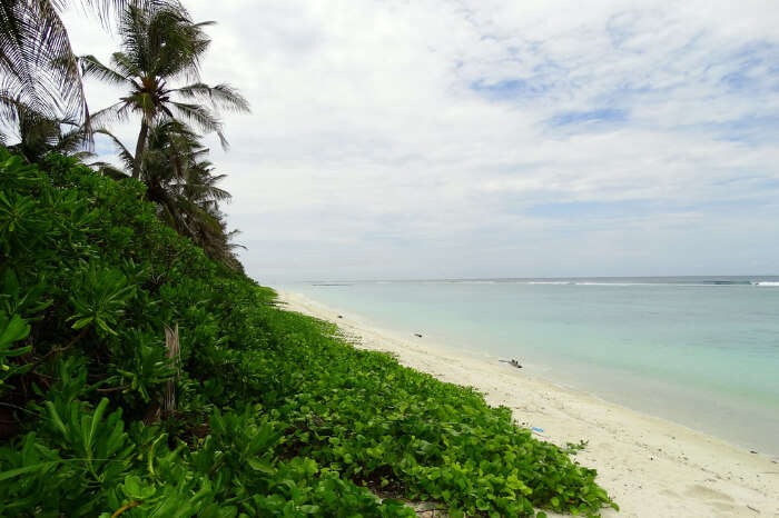 Hulhumale Beach in Maldives