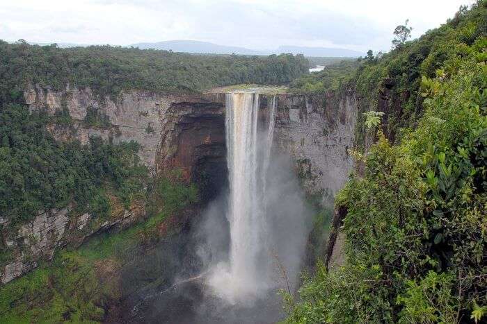 Large waterfall