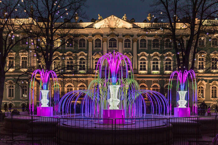 Beautiful colourful Fountain