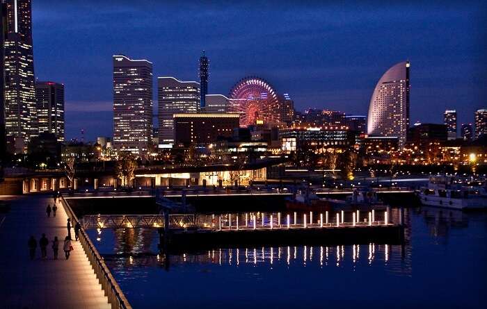 Yokohama at night
