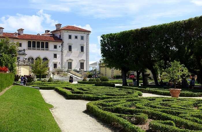 View Of Vizcaya Museum and Gardens