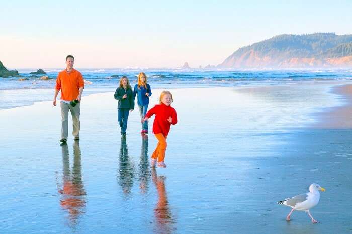 kids playing in Oregon