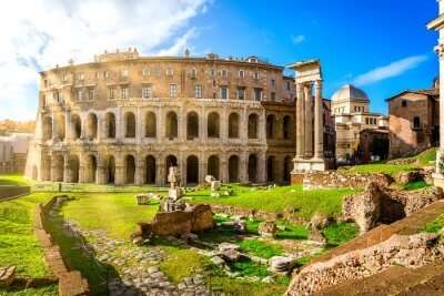 roman structures and buildings cover