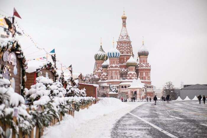 moscow snowfall