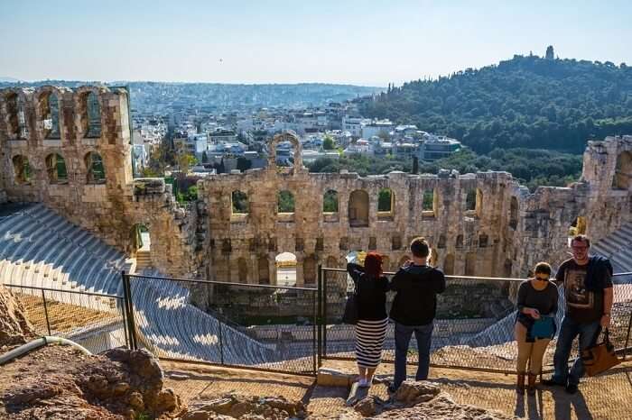 Athens In Winter Cover