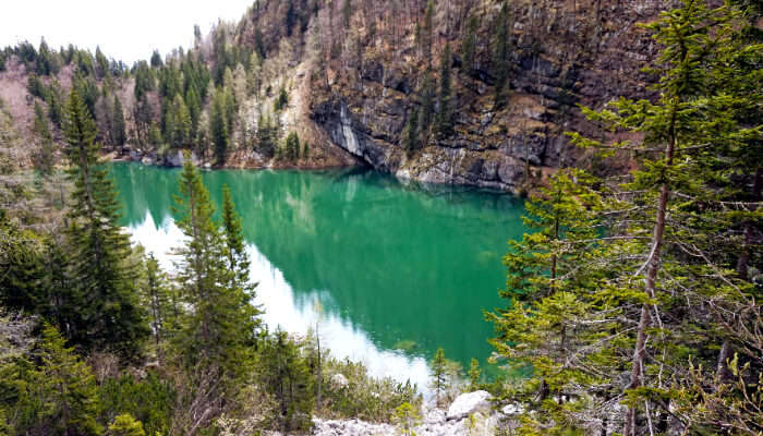 Black Lake in Slovenia