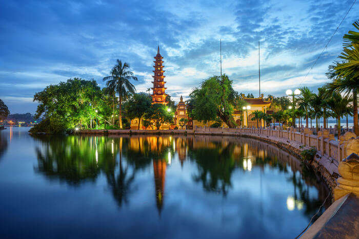 An iconic landscape of Hanoi, one of the wonderful places to visit in Southeast Asia